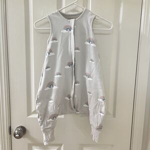 Woolino 4 Season Baby Sleep Bag with Feet Wool Cotton Rainbow Size 6-18 Months